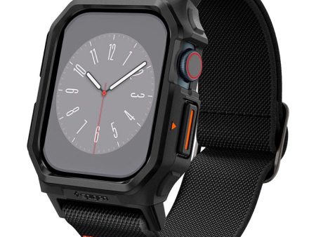 Apple Watch 10 (46mm) Spigen Lite Fit Pro Rem m. Cover - Sort For Sale