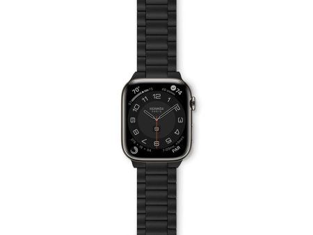 Apple Watch (42 44 SE 45 46 49mm) Epico Metal Rem - Black Hot on Sale