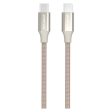 GreyLime 60W Braided USB-C til USB-C Kabel 2 m - Beige Supply