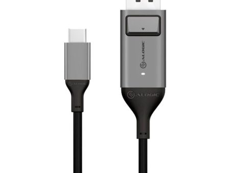 ALOGIC Ultra USB-C til DisplayPort 4K 60Hz Kabel - 2m - Sort For Sale