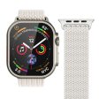 Apple Watch (42 44 45 SE 46 49mm) Vonmählen Woven Loop Nylon Rem - Cream Sale