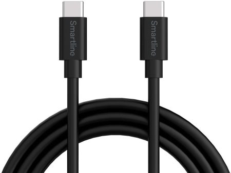 Smartline (3A 60W) USB-C til USB-C Kabel 2 m. - Sort Online now