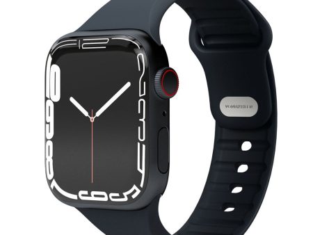 Apple Watch (42 44 SE 45 46 49mm) Vonmählen Classic Band 2 Genanvendt Silikone Rem - Blå Fashion