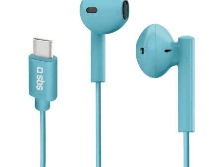 SBS Studio Mix 65 Hovedtelefon In-Ear m. USB-C & Mikrofon - Blå Online