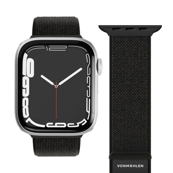 Apple Watch (38 40 SE 41 42mm) Vonmählen Fitness Loop 2 Nylon Rem - Sort Online Sale