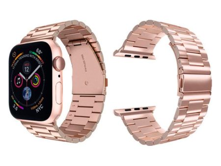 Lippa Apple Watch (38 40 SE 41 42mm) Rustfri Stål Rem - Rose Gold on Sale