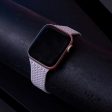 Apple Watch (38 40 SE 41 42mm) Elastisk Stof Rem - Str. XS - Grå Sale