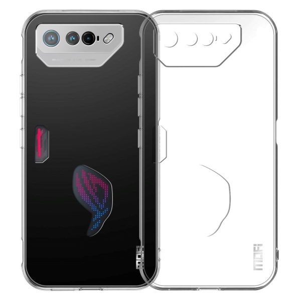 Asus Rog Phone 7 MOFI Fleksibelt Plastik Cover - Gennemsigtig Fashion