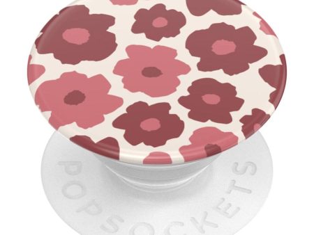 POPSOCKETS PopGrip Original Mauve Floral Aftageligt Greb m. Standerfunktion Discount