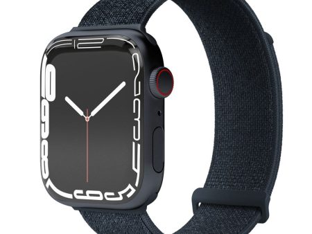 Apple Watch (42 44 45 SE 49mm) Vonmählen Fitness Loop 2 Nylon Rem - Blå Supply