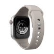 Apple Watch (42 44 SE 45 46 49mm) Vonmählen Classic Band 2 Genanvendt Silikone Rem - Grå Discount