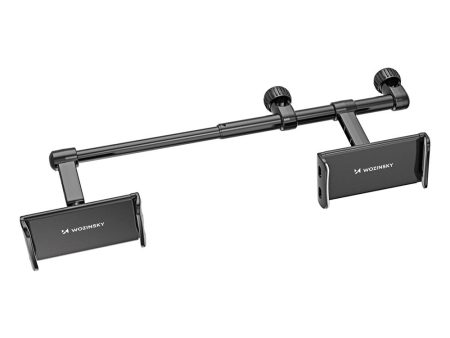 Wozinsky Dual Car Mount Til Bilens Nakkestøtte - Max Størrelse: 125 - 205mm - Sort Supply