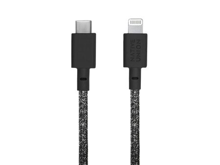 Native Union Belt Kabel USB-C til Lightning m. Læderspænde 3 m. - Cosmos Fashion