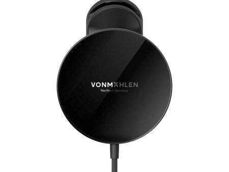 VONMÄHLEN Aura Car - Magnetic Wireless Charging Pad 15W - MagSafe Kompatibel - Sort Online