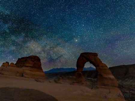 Milky Way Over Delicate Arch, Arches National Park, Utah Discount