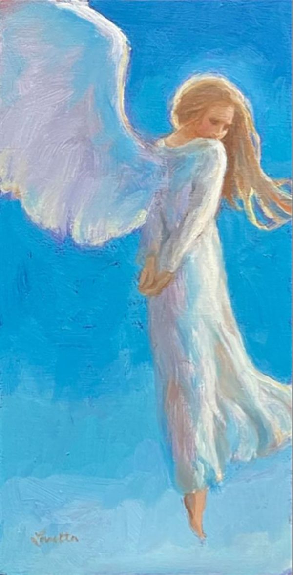 Angel (Blue Sky) Original Artwork For Cheap