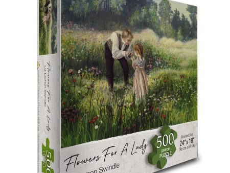 Flowers for A Lady Puzzle by Liz Lemon Swindle (500pc ) Supply