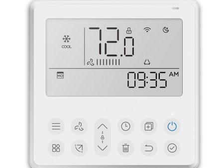 Weekly Programmable Wi-Fi Thermostat For Pioneer RB, UB, CB Model Mini Split Systems Online