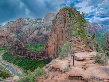 Zion National Park, Utah. Angels Landing Panorama on Sale