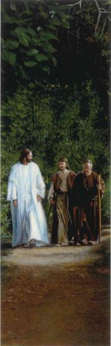 The Road to Emmaus Bookmark pack of 25 Supply