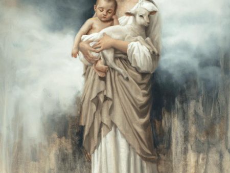 Nurturing With The Lamb Large Wall Art Online