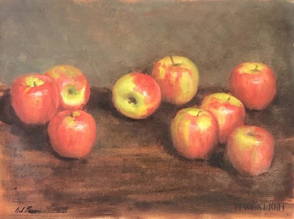 Apples 19  x 20  Original Painting Online