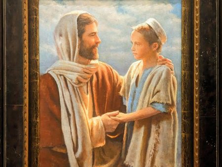 Jesus and a Young Follower Original Artwork For Discount