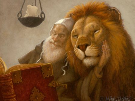 St. Jerome and the Lion Online Hot Sale