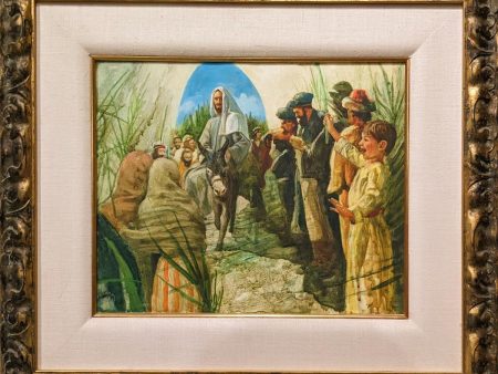 Savior s Triumphal Entry into Jerusalem Original Artwork Discount