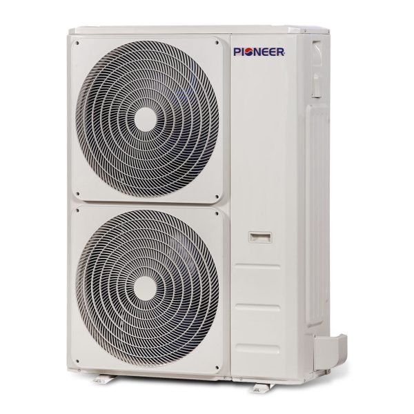 Pioneer® 48,000 BTU 18.5 SEER2 8-Way Slim Cassette Mini-Split Air Conditioner Heat Pump System Full Set 230V Cheap