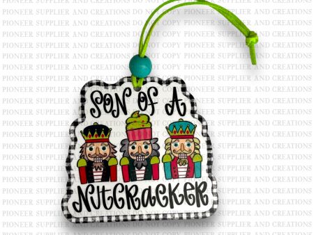 Son Of A Nutcracker Ornament Sublimation Blank and Transfer | Exclusive Hot on Sale