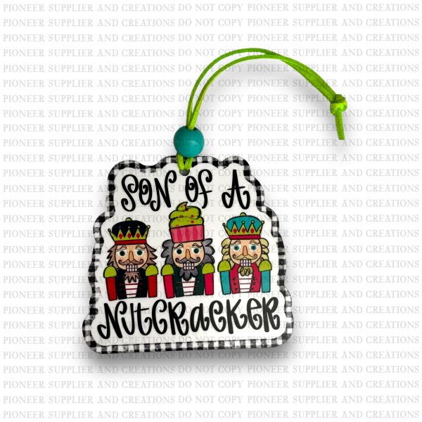 Son Of A Nutcracker Ornament Sublimation Blank and Transfer | Exclusive Hot on Sale