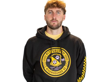 Big Badge Hoodie - Black on Sale