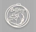 Bulldogs Mascot Bulldog Car Charm Sublimation Blank Online now