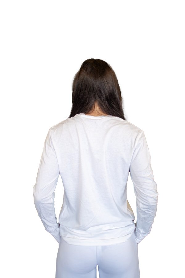 White Aht Long Sleeve T-shirt - SDS Sale