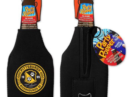 Bottle Koozie with Opener Party Popper Online