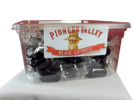 Black Licorice Caramels - 3lb Tub Cheap