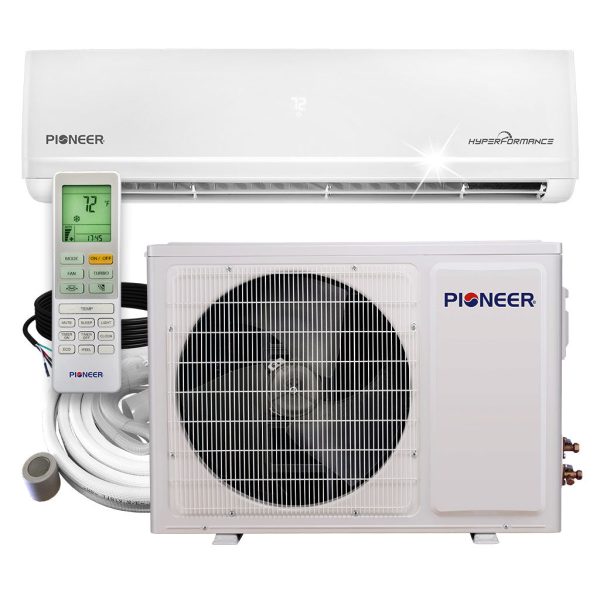 Pioneer® Hyperformance™ 9,000 BTU 25.5 SEER2 Ductless Mini Split Inverter++ Wi-Fi Enabled Air Conditioner Hyper Heat Pump Full Set 230V Online now