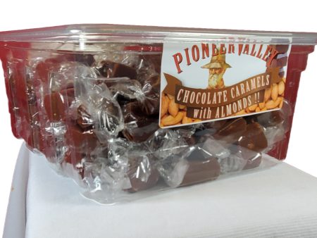 Almond Chocolate Caramels - 3lb Tub Supply