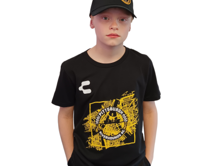 Charly Youth City T-shirt Black For Cheap