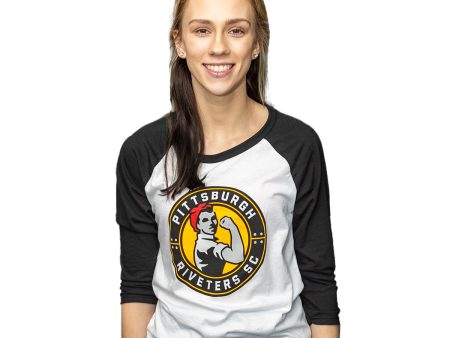 Riveters RISE Baseball Tee Womens Online now