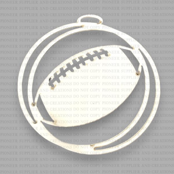 Football Car Charm Sublimation Blank Online now