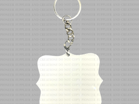 Square Luxe Keychain Sublimation Blank | Style 12 Online