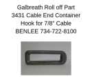 GALBREATH 3431 - Cable Hook Online