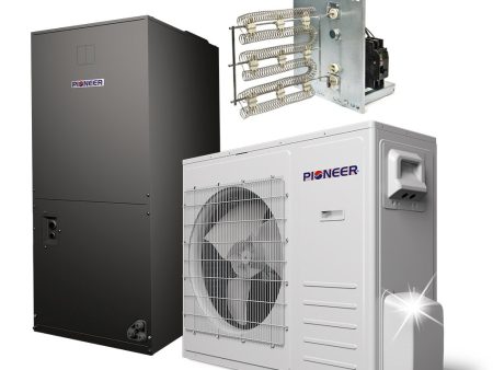 Pioneer® 36,000 BTU 18 SEER2 Ducted Central Split Inverter+ Air Conditioner Heat Pump System, 2nd Generation Fashion