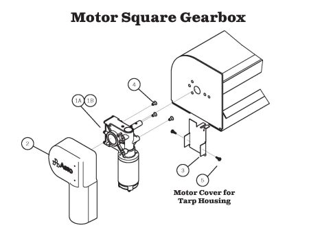 Aero 0755-627005 Tarp Motor, 12V, 90:1 Motor with Cover Online Hot Sale