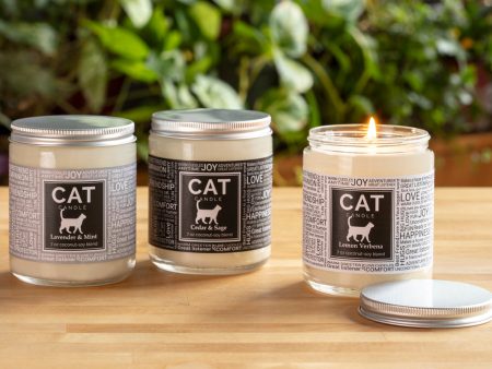 Love That Cat Candle on Sale