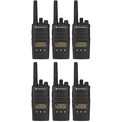 6 Pack of Motorola RMU2080D UHF 2-Watt 8-Channel Business Radio For Discount