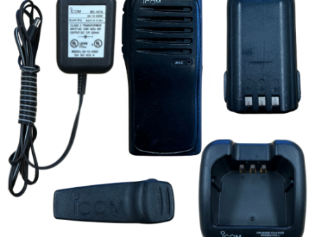 Used Icom IC-F4011 4 Watt 16 Channel 400-470MHz Portable Two-Way Radio Online now