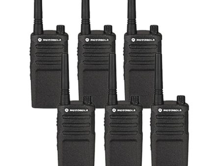 6 Pack of Motorola RMU2040 Two Way Radio Walkie Talkies Hot on Sale